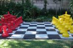 red and yellow chess set