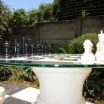 chess pieces on chess table