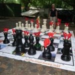 christmas chess pieces